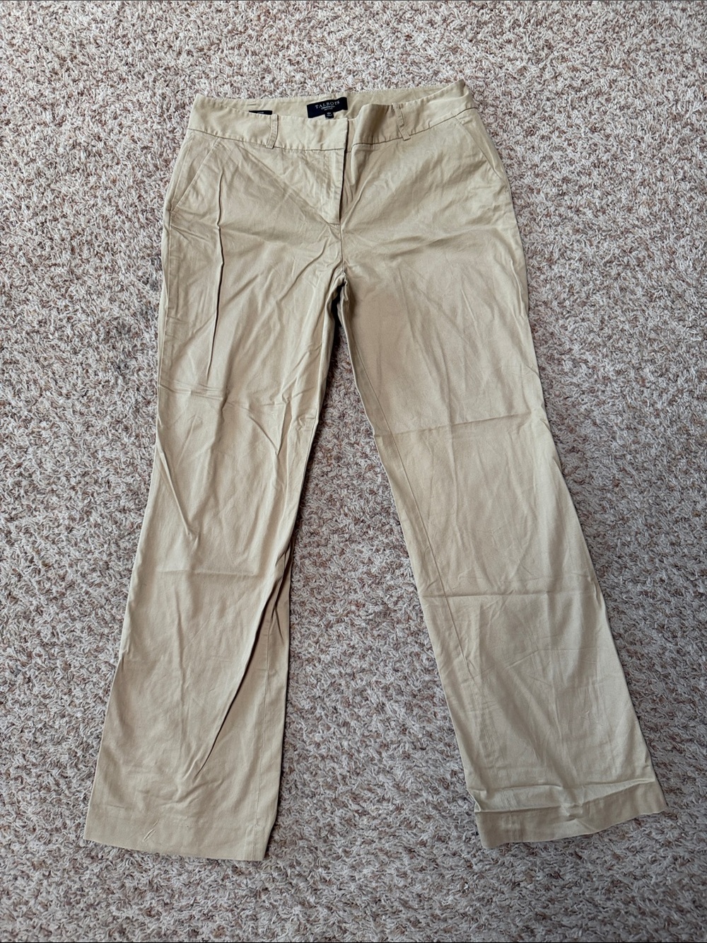 3 Talbots Beige Dress Pants - Classic Khaki